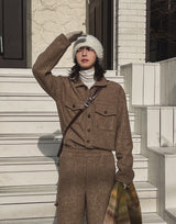 Amuse boucle cardigan
