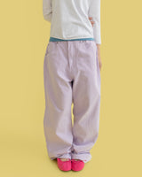Vivid color pants (purple)