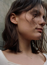 [925 silver] Deux.silver.186 / ruban earring (silver)