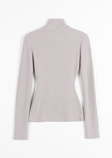 HIGH NECK ZIPPER TEE