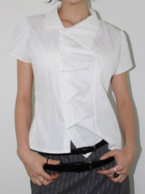 WAVE DRAPE SHIRT