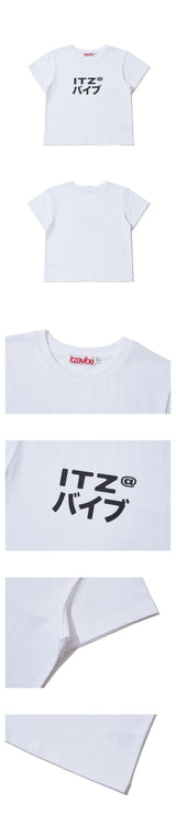MIX LOGO CROP T SHIRT - WHITE