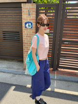 キャンディコットン クロップTシャツ