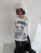 Kitchee bear oversized knitwear