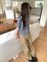 ツーピンタックワイドパンツ (3C)