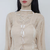 [NONCODE] VITIO See-Through Knitwear