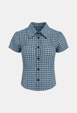 Liora Rustic Check Blouse
