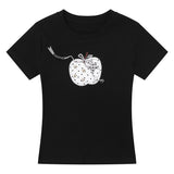 メリー リボン グラフィック Tシャツ