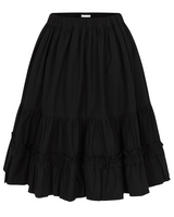 Ruffled Midi Skirt