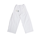 ワイドフィット2タックプリーツスウェットパンツ (WHITE)