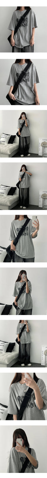 Aldert スモーク半袖Tシャツ