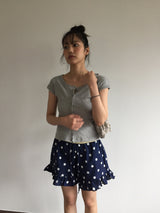 Mer knit short sleeve  (4color)