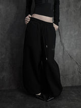 cross square stud pants (2color)