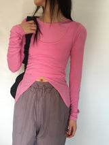 [SET] Tencel Layered T-Shirt (4 colors)