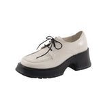 ホーリーレースアップローファー_L2517 (3Colors)