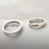SVR-S604 Kang Daniel Ring Silver 925 Plain Minja Basic Daily Silver Ring