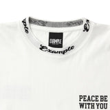 EXAMPLE CURSIVE CIRCLE LOGO BIGCOLLAR L/S TEE