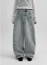[MADE] Kets Cut Wide Denim Pants