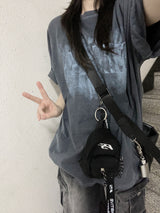 ビンテージピグメントスプレー半袖Tシャツ