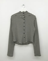 Alto high-neck hooded cardigan (2color)