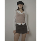 DOT CAMISOLE-BEIGE