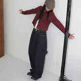 [MADE] Nicho Rivet Stud Collar Two Way Cotton Zip-Up