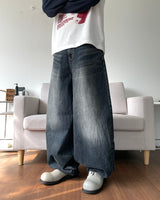 Washing Balloon Denim Pants