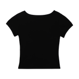 バレエスクエアネックTシャツ