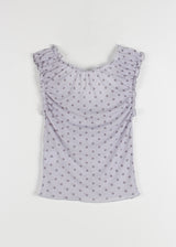SHIRRING DOT 2-WAY TOP