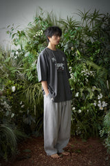 MU-WI PRT.ボックス 1/2 Tシャツ (Charcoal)