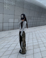 Line printing pants (2colors)