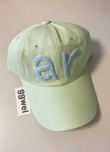 CUSTOM INITIAL CROCHET CAP