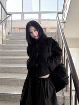  CLASSIC TOGGLE CROP COAT