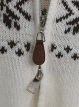 Snowfall Knit Zip-Up