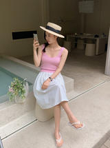 Soft Pastel Knit Sleeveless (4color)