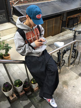 ルトンピンタックワイドストライプパンツ 2C