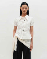 Layered Wrap Tie _ NAVY
