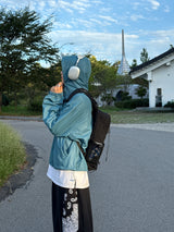 Glossy Anorak Jacket (4 colors)