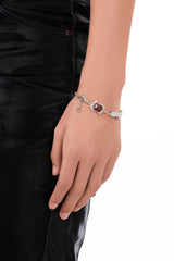 KVK FOURTRY 21S Edition Ruby Venom Knot Bracelet 