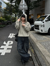 Fellow Cable Knit Half-Zip Hoodie