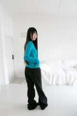 basic semi boots-cut pants(2colors)