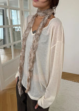 FLOWER SCARF (2color)