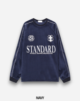 ベルベットサッカーロングスリーブドTシャツ