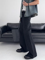 UO Washed Semi-Bootcut Flare Denim Pants