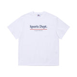 Sports Dept Line Logo T-shirt - White