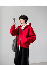 ボンデッドクロップフードジップアップ