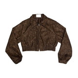 Vintage crop jacket