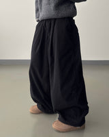 Plush heavy corduroy brushed pants