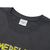 24FW TAPE TYPOGRAPHIC SHORT SLEEVE T-SHIRT CHARCOAL