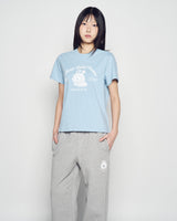 26SS WOMAN BROWN LINE FRIENDS SHORT SLEEVE T-SHIRT